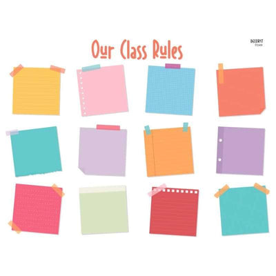 Our Class Rules POSTER 18x24.