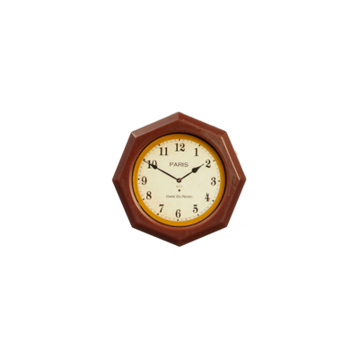 OCTAGON WALL CLOCK