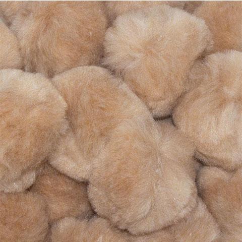 Pom Poms (Hot Pink, 3/4", 100 Pack)