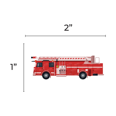 Fire Truck cutout 2-inch 20/pk