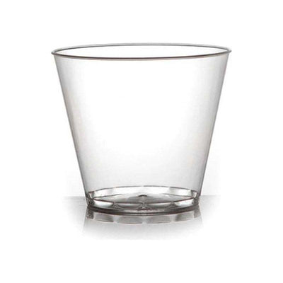 Clear Hard Plastic Tumbler 5oz - 20/Pack