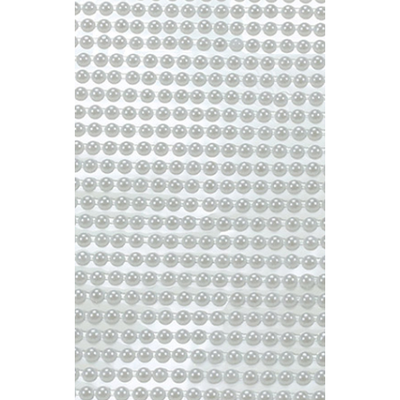 Adhesive Rhinestone Pearls White 5mm 646/pk