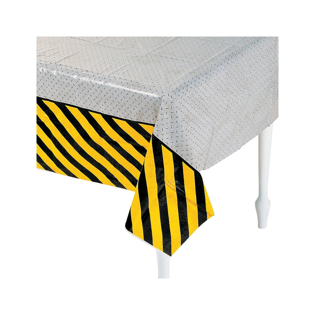 Construction Zone Tablecloth 54" x 108" - 1 Pc.