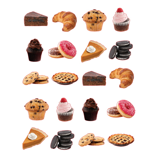 Mezonos Stickers Die Cut Color Print 10/pk