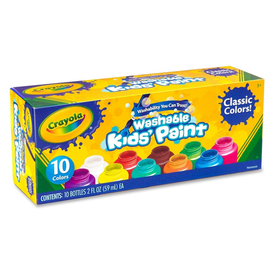 Crayola Washable Kids Paint 2oz 10/Pkg