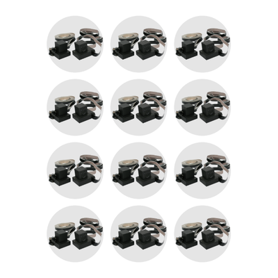 Tefillin Stickers Round 32mm Clear 10/pk