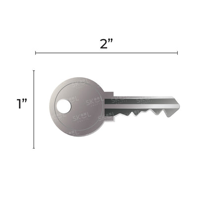 Silver Key Cutout 2-inch 20/pk
