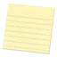 Sticky Notes Ruled (3" X 3", Yellow, 120/pk)