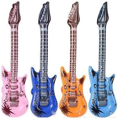 Rock Guitar Inflate 24" 12/pk