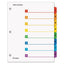 Table Of Content Subject Dividers