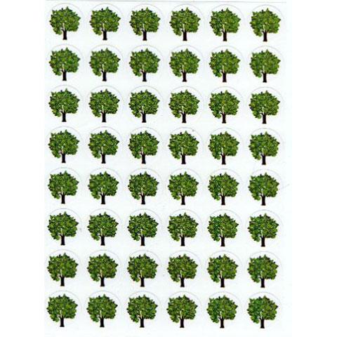 Stickers Trees 1/2" (closeout)