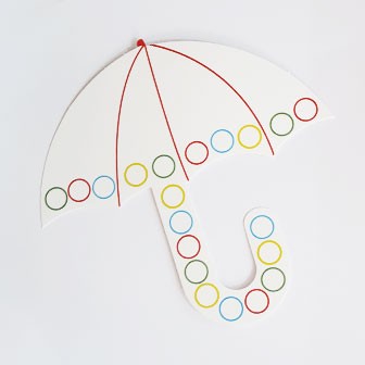 Umbrella Poster Crafts 5.5" 20/pk (closeout)