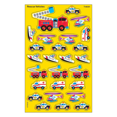 Large Rescue Vehicles Stickers 208/pk