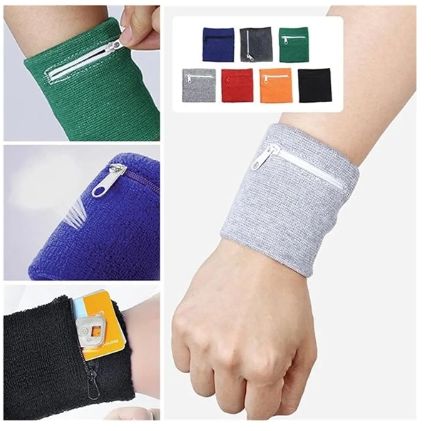 Breathable Wrist Wallet Pouch 1/pc 3.15"x3.15"x0.2"