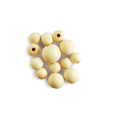 Natural Round Beads 18mm-30mm 13/pk (closeout)