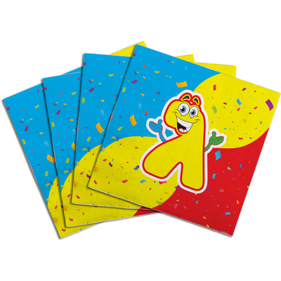 Chanukah Napkins Dreidel Shape 20/pk