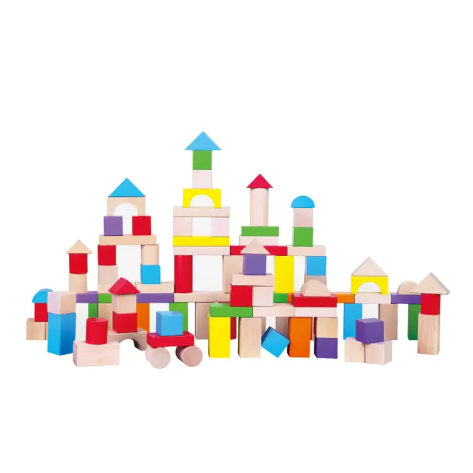100 Wooden Blocks Building Blocks Open Ended Fun – Skool Krafts