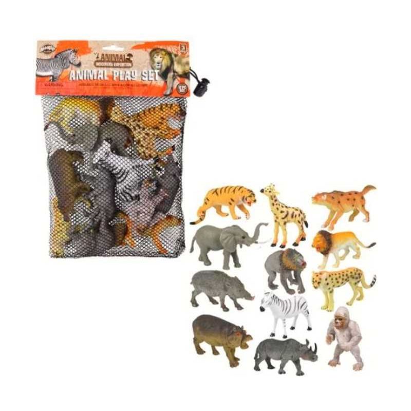 Mesh Bag Animal Assortment 12/pk