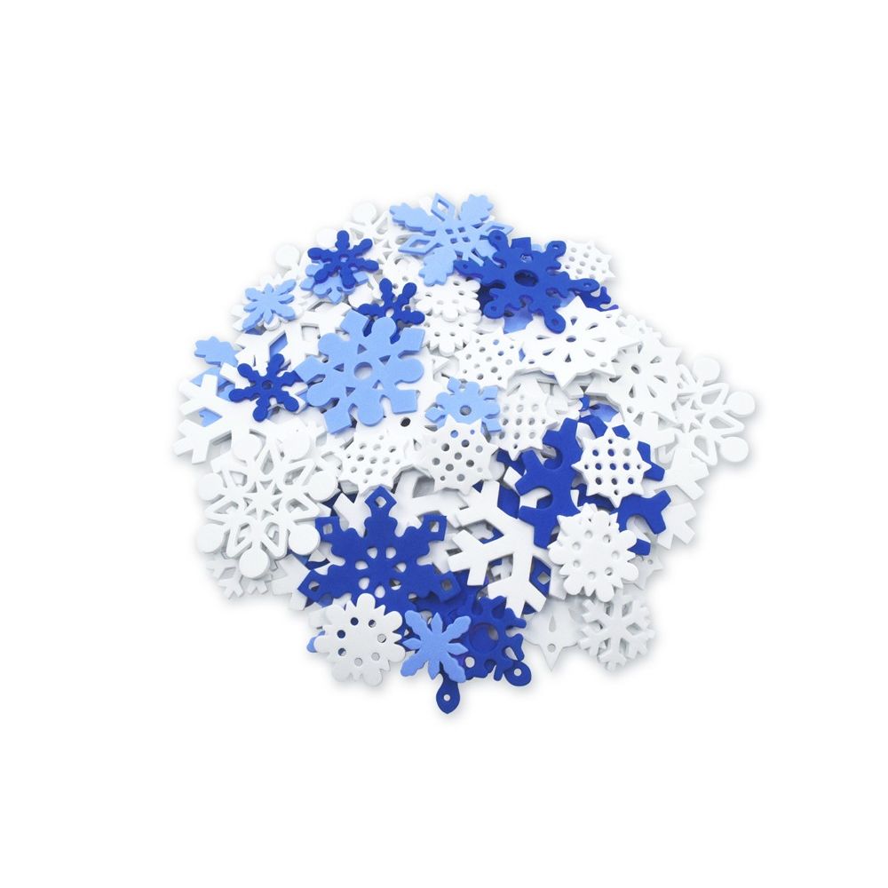 Foam Fun Snowflakes