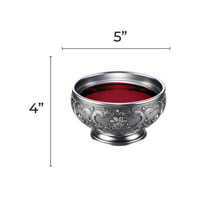 Silver Bowl with Horseradish Cutout 5-inch 20/pk