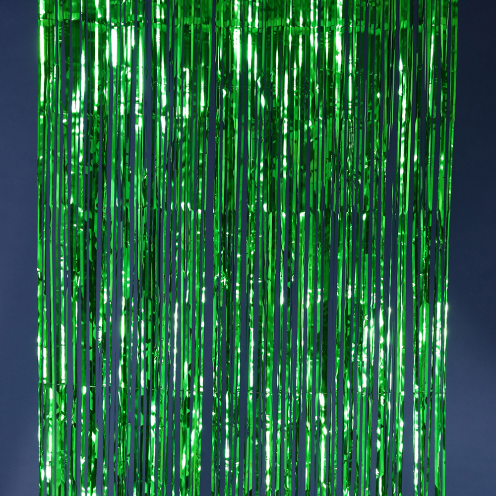 40" X 10' Emerald Foil Backdrop, 1 pc/pk