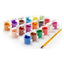 Washable Paint Pots with Brush 18 ct.