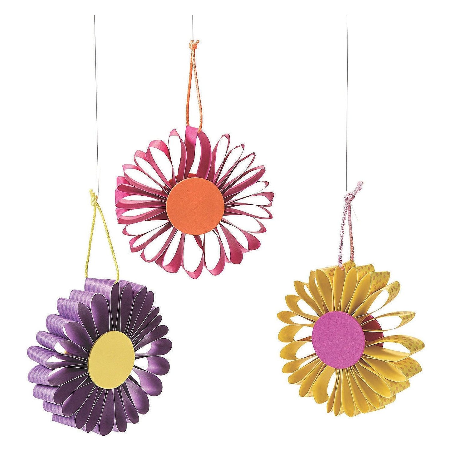 Hanging Flower Craft Kit, 4 1/2" 12/pk