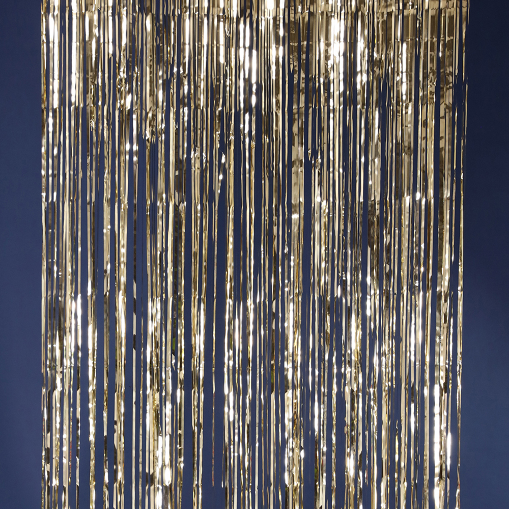 40" X 10' Champagne Foil Backdrop, 1 pc/pk
