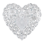 Paper Heart Doilies 4"