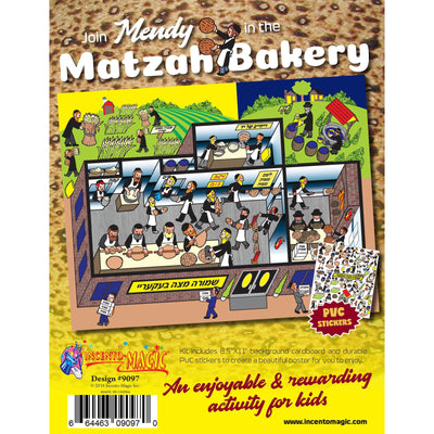 Mendy in the Matzah Bakery Sticker Kit