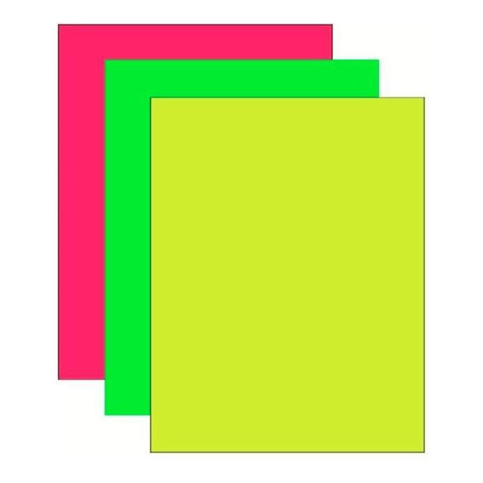 Fluorescent Assorted Labels 1/pg 25/pk