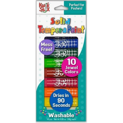 Kwikstix Tempera Paint- Jewel 10 Colors