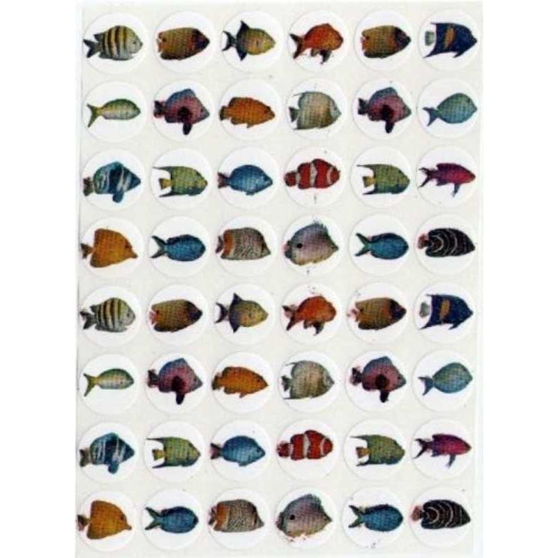 Fish Stickers 3/4" (10 Sheets)