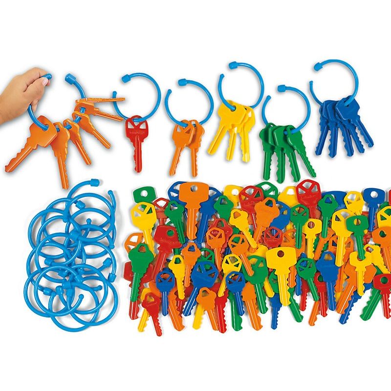 Plastic Keys 50/keys 10/rings