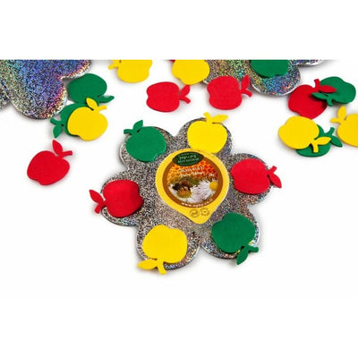 Flower Cardstock With Yellow Foam Apples 5" x 5" 20 sets (discontinued)