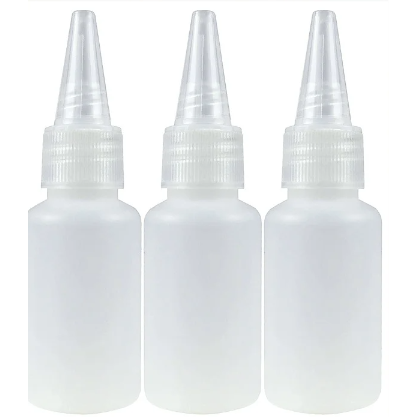 Plastic Craft Squeeze Bottle 1oz 3/pk