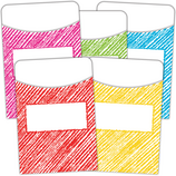 Scribble library pockets 35/pk
