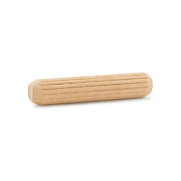Wooden Dowel Pins Multi Groove 1/4" x 1 1/2" 100/pk
