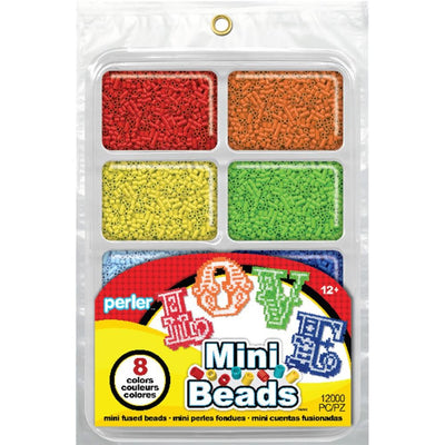 Perler Mini Beads Rainbow Fused Bead Tray 8,000 (closeout)