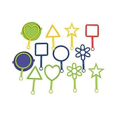 Have A Blast! Plastic Bubble Wand Set 8" 14/pcs