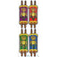 Stickers Colored Torah 4 on a Sheet (25 Sheets)