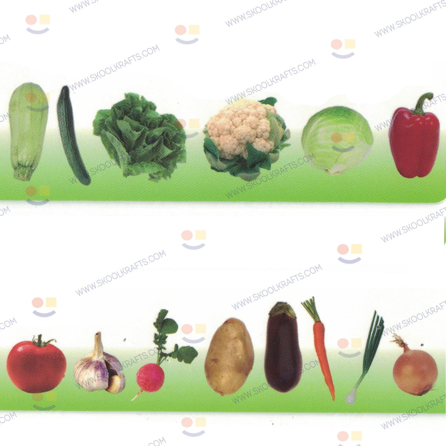 Jumbo Vegetable Cutouts Aprox 9" 14/pk (Discontinued)