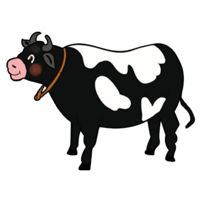 Cow Cutout 2.75" 20/pk