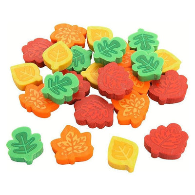 Bulk Mini Fall leaf Erasers 144/pk