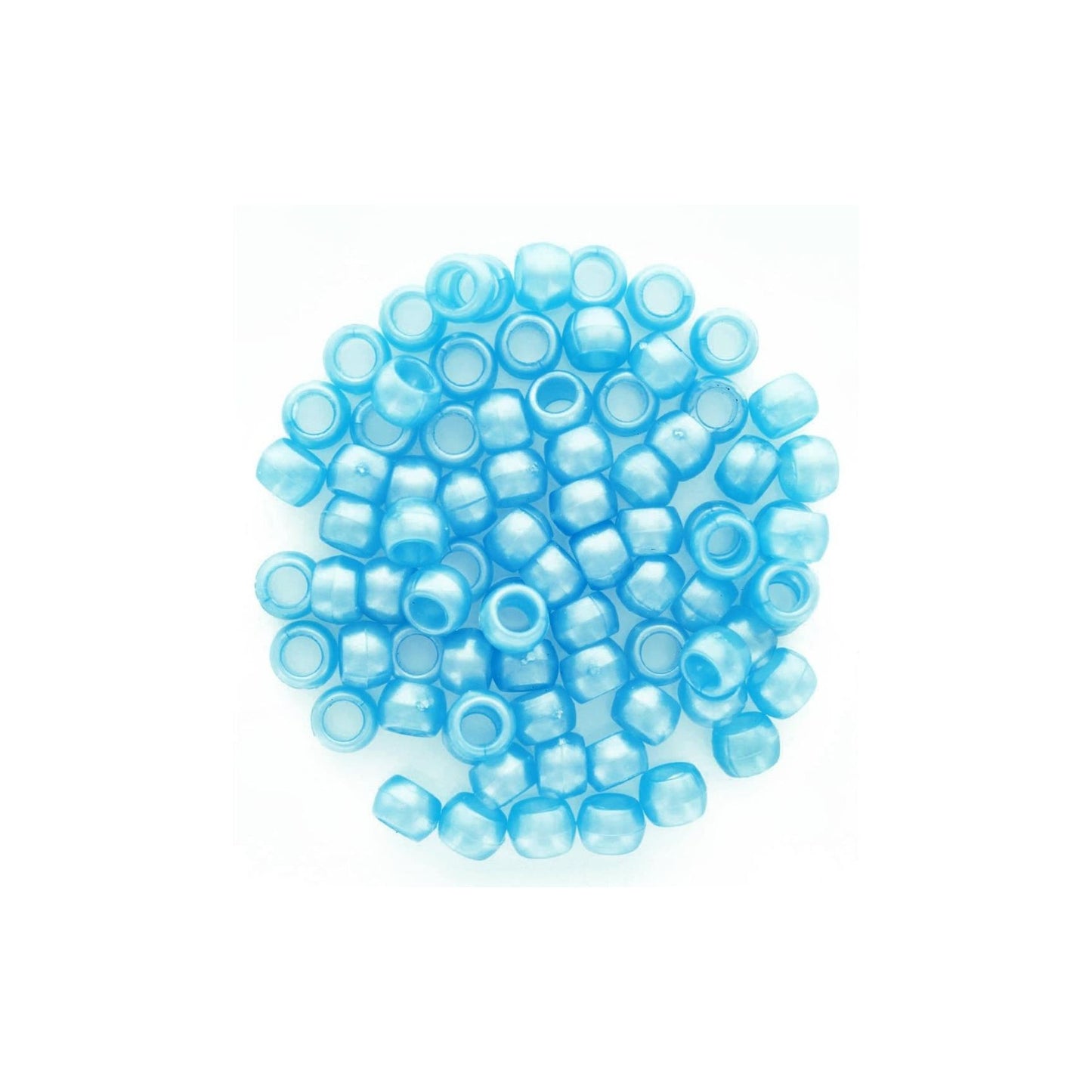 Pony beads 6x9mm 750/pk (Baby Pink)