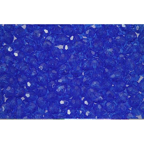 Faceted Round Transparent Bead 8mm 900/pk
