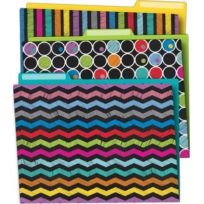 Manila File Folders (Colored, 6/pk)