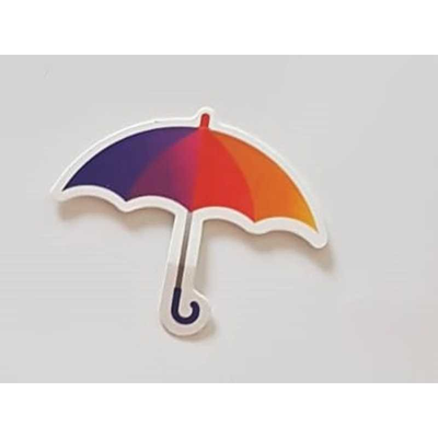 Colorful Open Umbrella Cutout 40/pcs