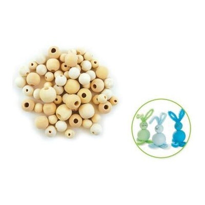 Round Beads Natural 10mm-16mm 60/pk (closeout)