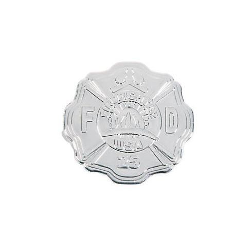 Plastic Firefighter Badges 12/pk